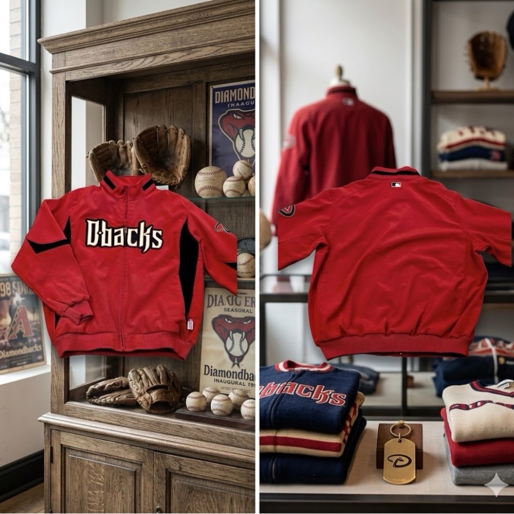 D-backs Majestic Dugout Full Zip Jacket